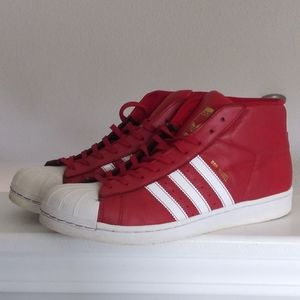 adidas pro model white red